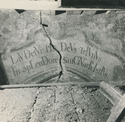 Lepoglava - Župna crkva, triumfalni luk, detalj