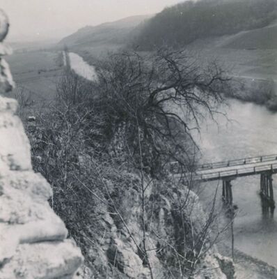 Barilović - Pogled sa Starog grada na Koranu i most