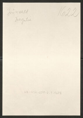 Grünwald, Dragutin, 8.9.1911. Policijski karton