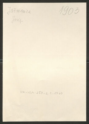 Jačmenica, Josip, 6.1.1922. Policijski karton