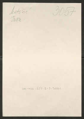 Matošić, Ivan, 19.4.1904. Policijski karton