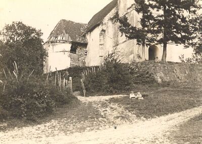 Prozorje - Crkva sv. Martina, dio lađe i sakristija