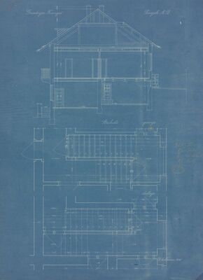 Vila Frangeš, tlocrt/prizemlje