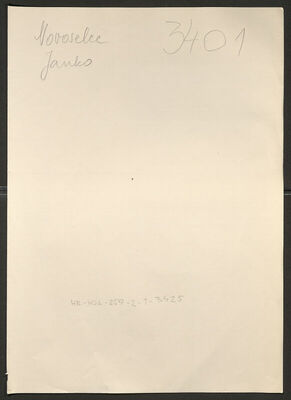 Novoselec, Janko, 24.12.1912. Policijski karton