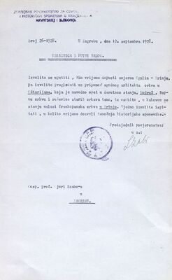 Gjuro Szabo, pregled starih crkava Ogulin, Brinje, Oštarije, Modruš