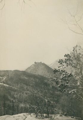 Lipovac - Stari grad Lipovac, situacija