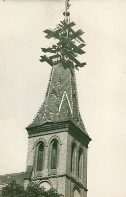Zagreb (Hebrangova ulica) - Evangelička crkva, popravak gornjeg dijela tornja