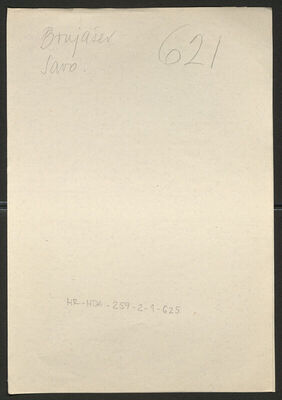 Brnjašev, Savo, 30.11.1909. Policijski karton