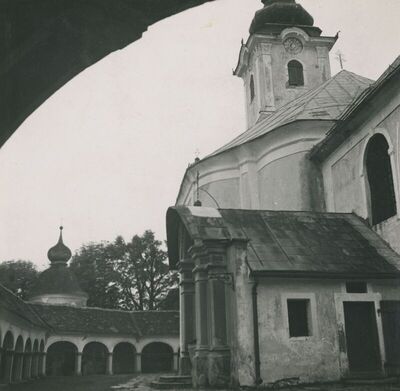 Trški Vrh (Krapina) - Crkva Majke Božje Jeruzalemske, vanjština, detalj