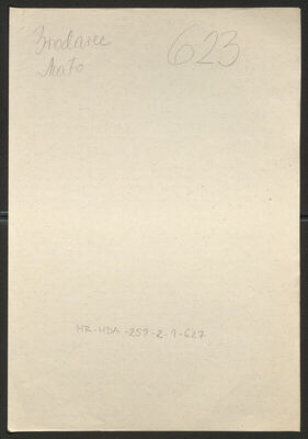 Brodarec, Mato, 18.3.1920. Policijski karton