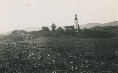 Gornja Stubica - Župna crkva sv. Jurja Mučenika, situacija u krajoliku