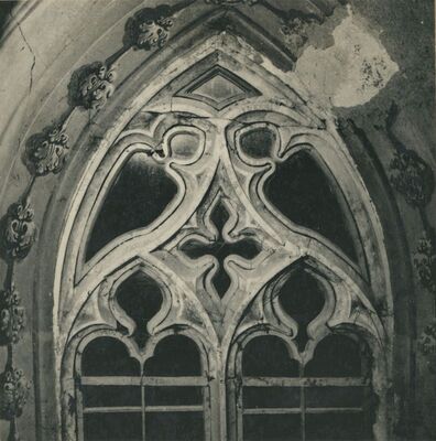 Lepoglava - Župna crkva, krunište gotičkog prozora