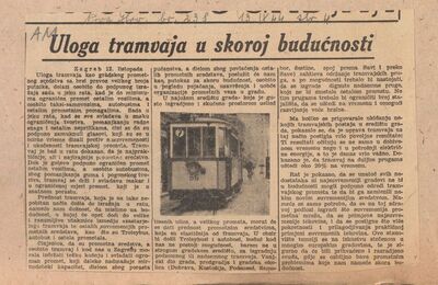 Uloga tramvaja u skoroj budućnosti