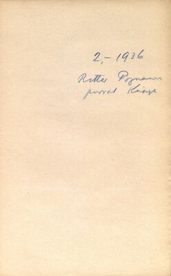 Draga Ritter, povrat knjige