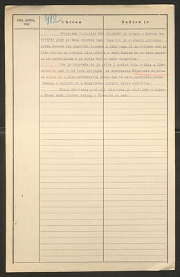 Savić, Bogdanka, 6.8.1925. Policijski karton