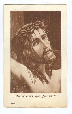 Uspomena na prvu svetu misu mladomisnika Franje Matzenauera (1914. - ?)