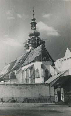 Lepoglava - Crkva Bogorodice, pogled s istoka na svetište