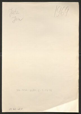 Jatz, Jan, 13.5.1892. Policijski karton