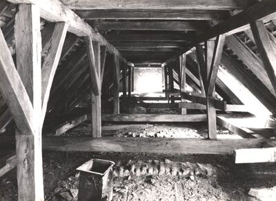 Jakovlje - Dvorac Oršić, krovna konstrukcija