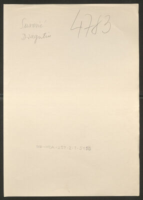 Susović, Dragutin, 26.4.1913. Policijski karton