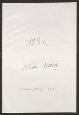 Matišić, Andrija, 6.9.1898. Policijski karton