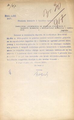 Brzojavi i uporaba telefona