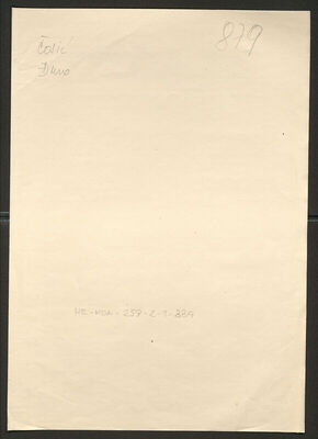 Ćosić, Gjuro (Đuro), 1893. Policijski karton