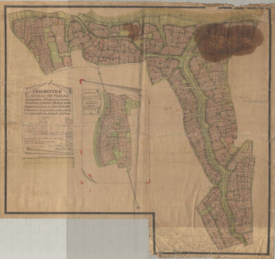 FRAGMENTUM EX TERRITORIO VET: VUKOVAR DESUMPTUM, PROMONTORIUM JANKOVO, ERLOVTZE, DOBRA VODA,SUPODERICZA ET STERBANATZ GEOMETRICE,ET QUIDEM INDIVIDUALITER ASSUMPTORUM FACIEM EXHIBENS