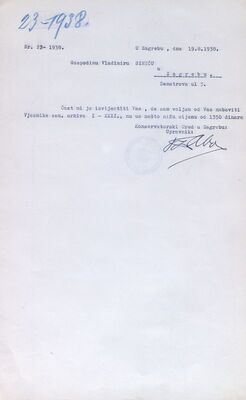 Otkup Vjesnika zem. arkiva I-XXII.