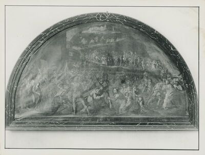 Lepoglava - Bivši pavlinski samostan, zidna slika s prikazom Križnog puta