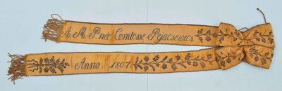 Vrpca uz zastavu njemačkog građanskog konjaničkog odreda iz Osijeka