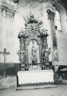 Martijanec - župna crkva sv. Martina, oltar Tužnog Krista