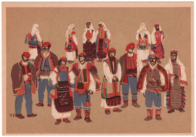 Blagdanske nošnje iz Dalmatinske Zagore