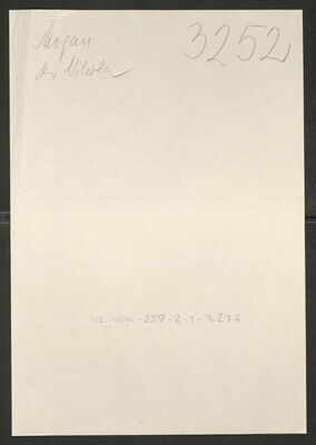 Mogan, Nikola, 1911. Policijski karton