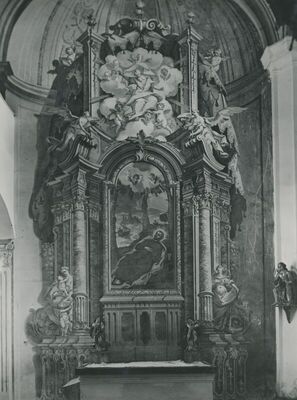 Samci (Gornja Stubica) - Dvorac Oršić, Kapela sv. Franje Ksaverskog, unutrašnjost, detalj