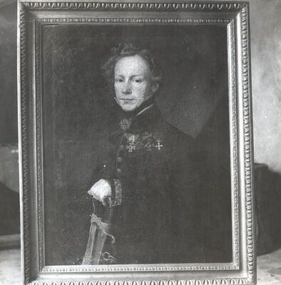 Slavetić - Dvorac Oršić, portret muškarca