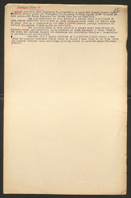 Strunjak, Vilma rođ. Đurak. Policijski karton