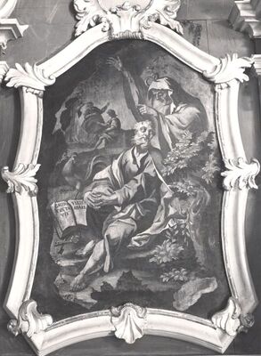 Jamničko Podgorje - Kapela sv. Vida, slika sv. Petra