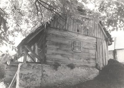 Noršić Selo - Gospodarska zgrada, zabatno pročelje