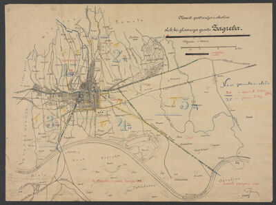 Nacrt područja i okolice slobodnog kraljevskog glavnoga grada Zagreba