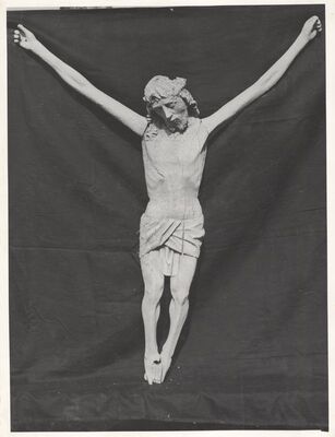 Buševec - Crkva sv. Ivana Krstitelja, drvena plastika "Raspeće"