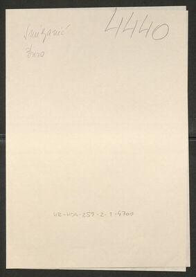 Smiljanić, Đuro, 6.5.1906. Policijski karton