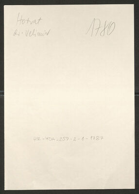 Horvat, Velimir, 16.4.1902. Policijski karton