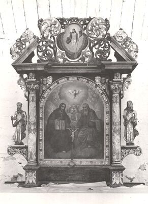 Hotnja - Kapela sv. Duha, glavni oltar