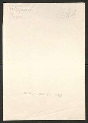 Franjković, Ivan, 5.10.1901. Policijski karton