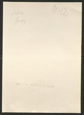 Došen, Juraj, 1916. Policijski karton