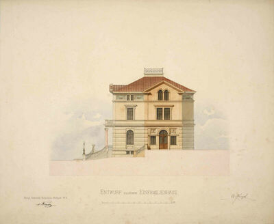 Obiteljska kuća - bočno pročelje