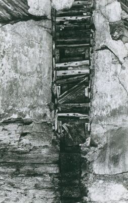 Vukovina - Kurija Alapić, detalj sjevernog pročelja