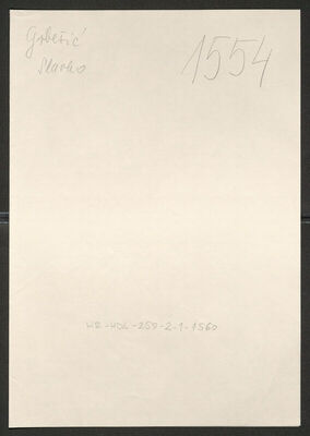 Grbešić, Slavko, 22.4.1915. Policijski karton