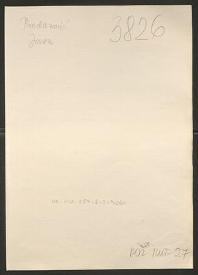 Prodanović, Jovan, 18.2.1913. Policijski karton